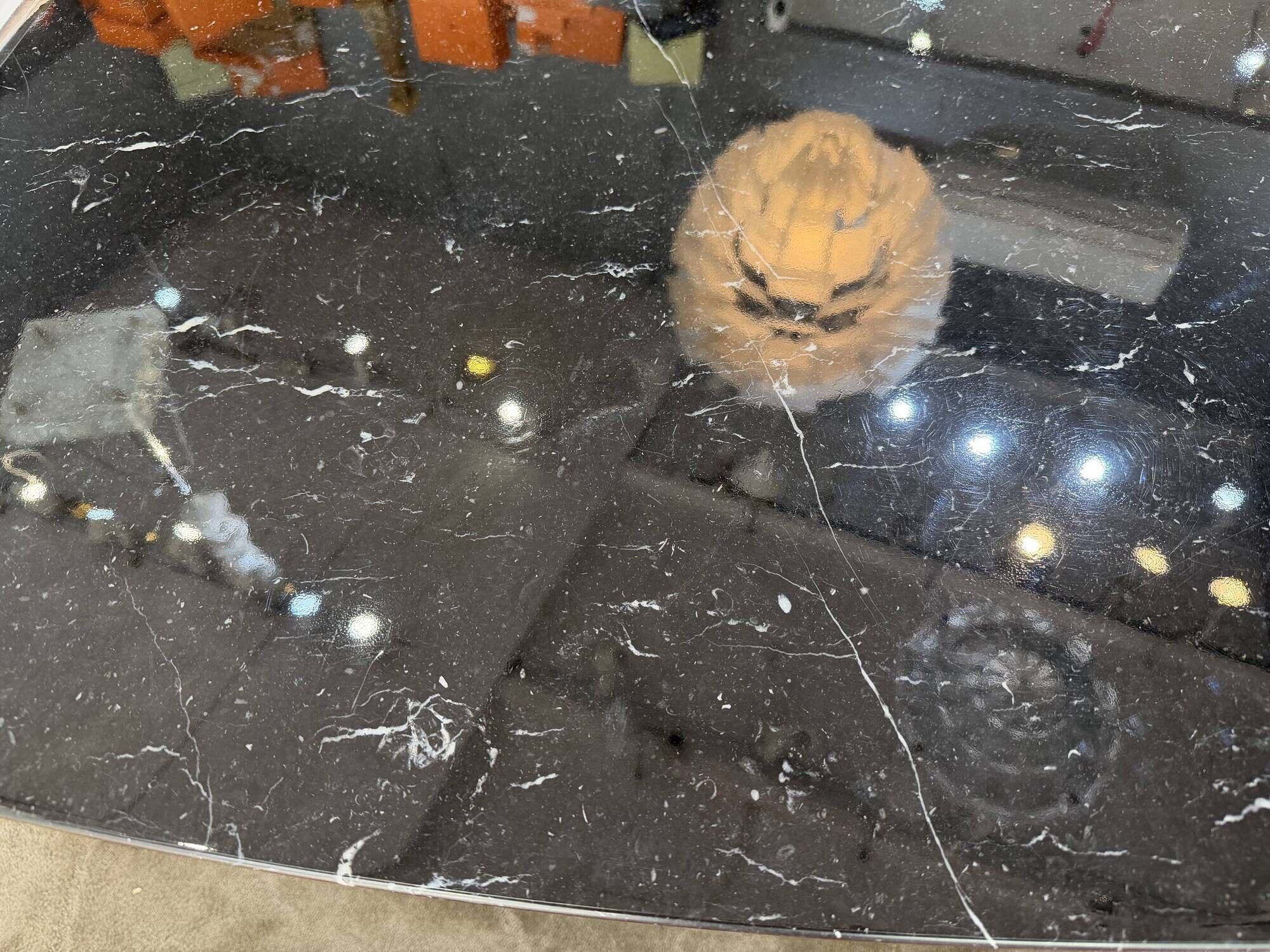 Eero SAARINEN for KNOLL Oval Table "Tulip" Marquina Marble