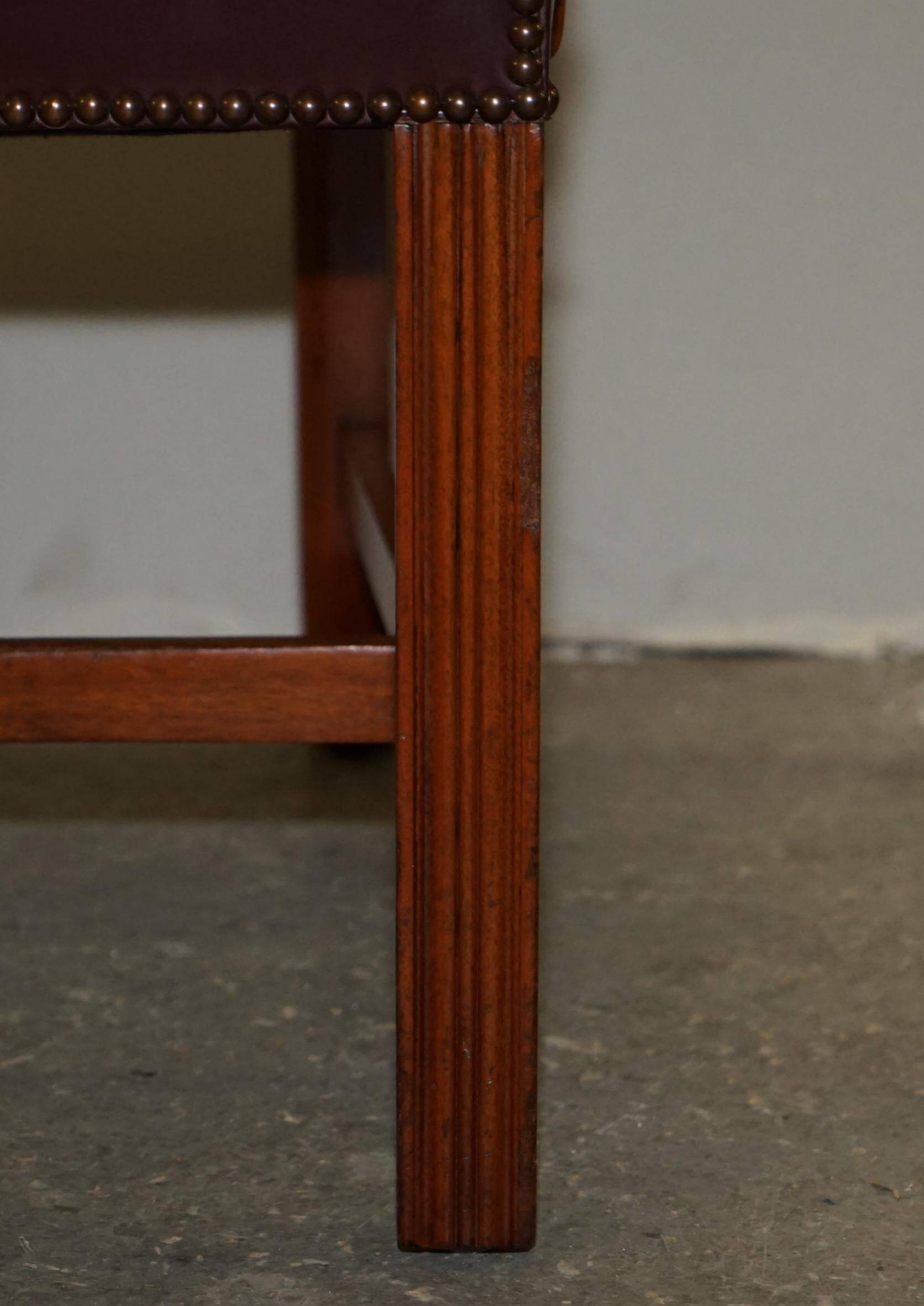 Carver office chair in Spencer House leather