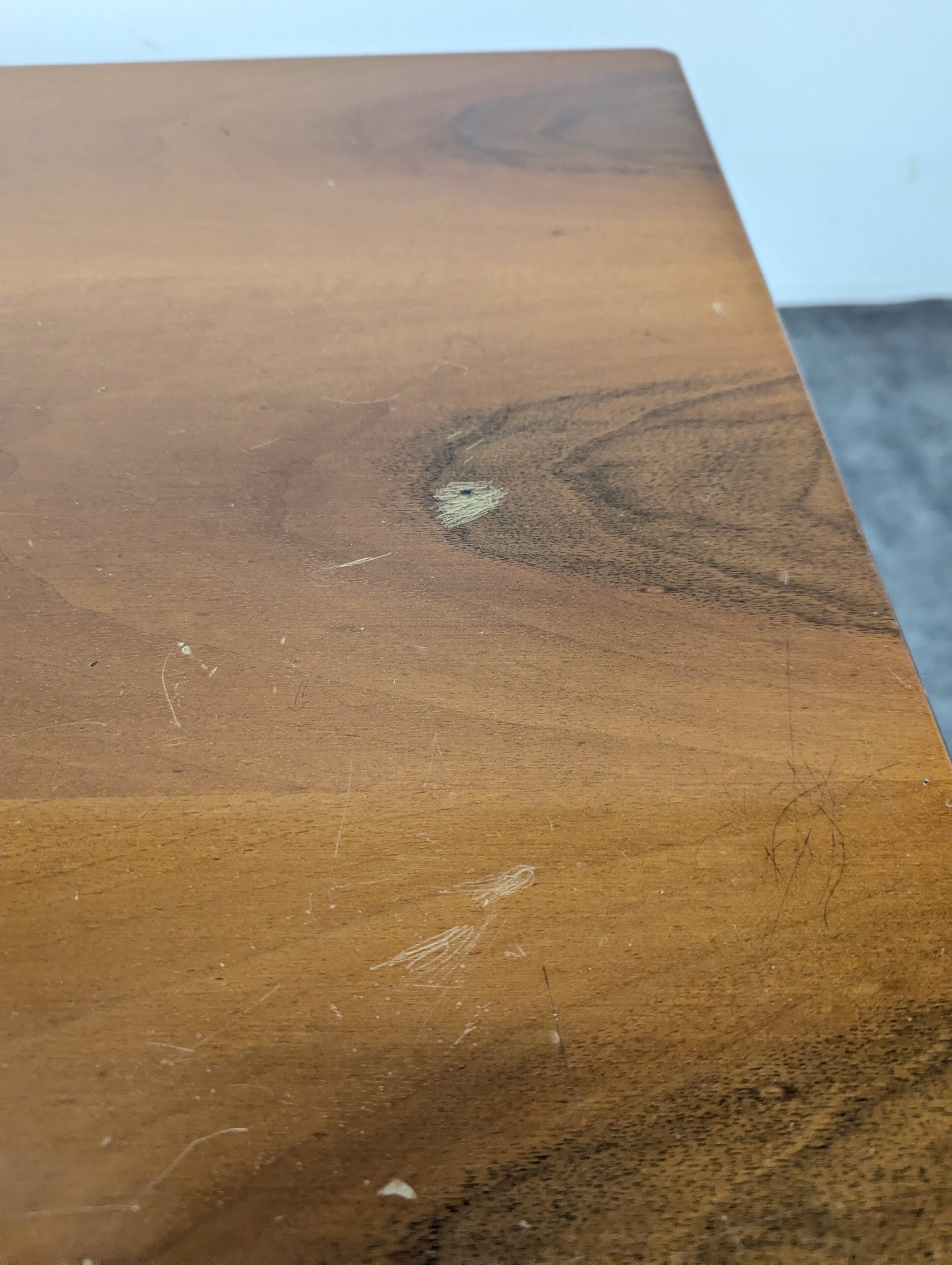 American walnut Italian table Loto Spa