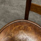 Baumann 1900 Swiss chair signed