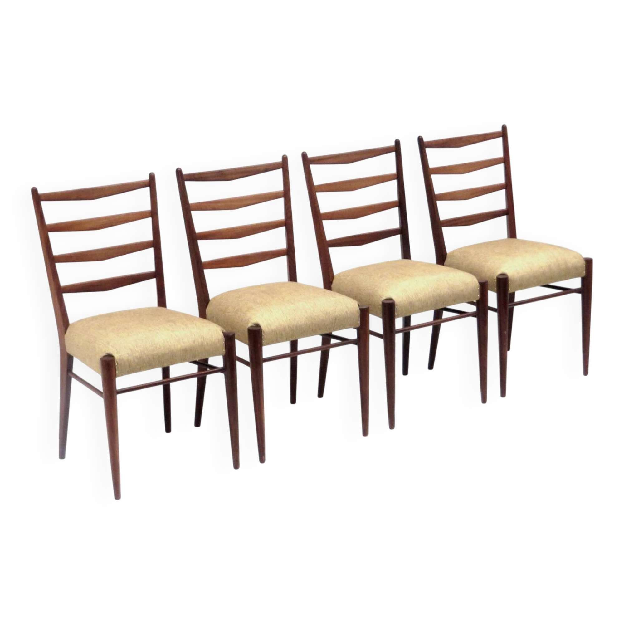 Set of four mid century dining chairs model SB09 by Cees Braakman, Pastoe