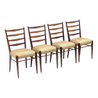 Ensemble de quatre chaises de salle à manger du milieu du siècle, modèle SB09, par Cees Braakman, Pastoe