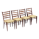 Set of four mid century dining chairs model SB09 by Cees Braakman, Pastoe