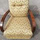 Chair 50s green floral fabric