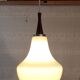 Scandinavian style suspension in green/yellow opaline - 1970s