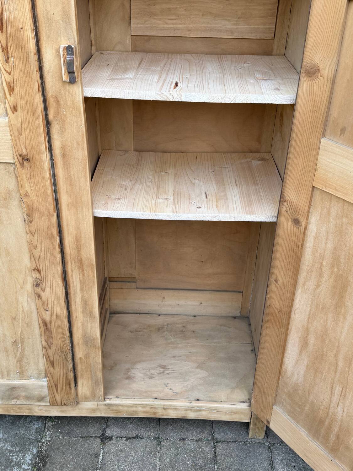 Vintage wooden wardrobe from 1940.