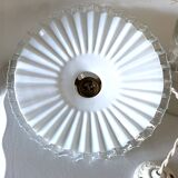 Suspension in pleated opaline