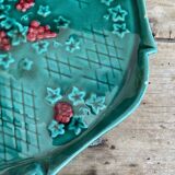 Vintage ceramic pie dish – Signed C.V. 471