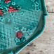 Vintage ceramic pie dish – Signed C.V. 471