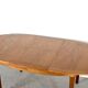 Midcentury nathan oblong teak extending table. vintage modern