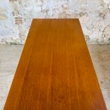 Two-color vintage chest of drawers with 4 drawers, circa 70's