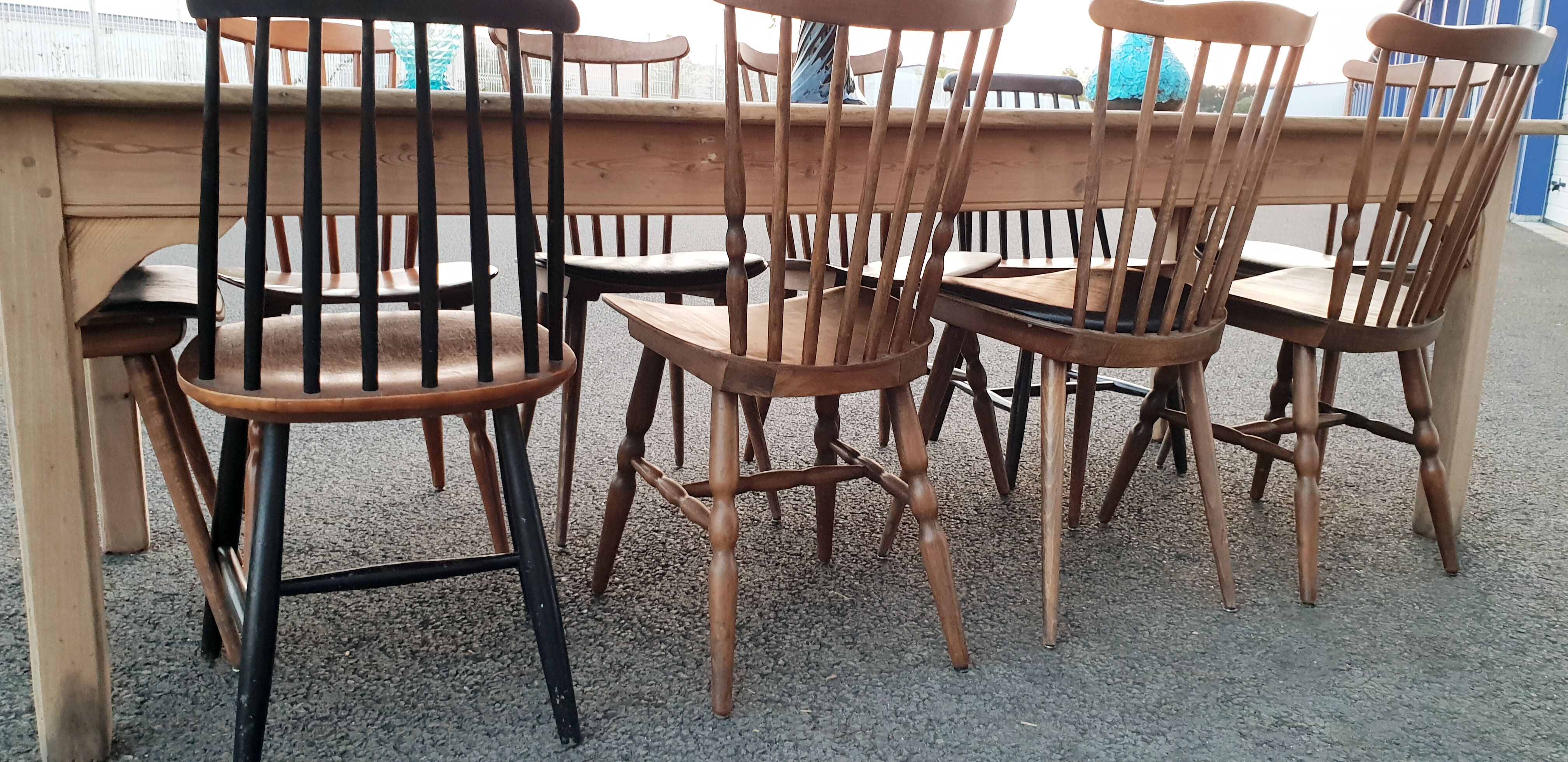 Vintage farm table