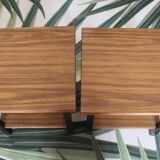 Modernist bedside tables/end tables