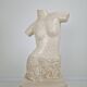 Sculptural Contemporary Female Torso Crafted from Layered Reclaimed Mactan