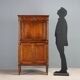 Ancient Empire secretary in walnut and bronze, Italy, 19th century
