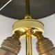 Danish floor lamp in teak and brass by Fog & Mørup 1960s