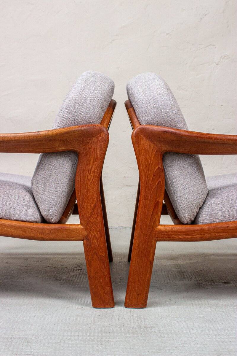 Fauteuil Vintage en Teck de Komfort, Danemark, 1980s