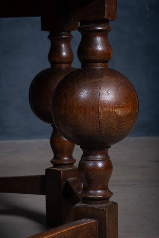 Octagonal Coffee Table in Oak, 1930s
