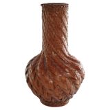 Early 20th Century Taisho/Showa Period Japanese Woven Bamboo Ikebana Vase