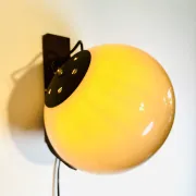 Sphere Rotating Wall Lamp By Dijkstra, The Netherlands, 1970S
