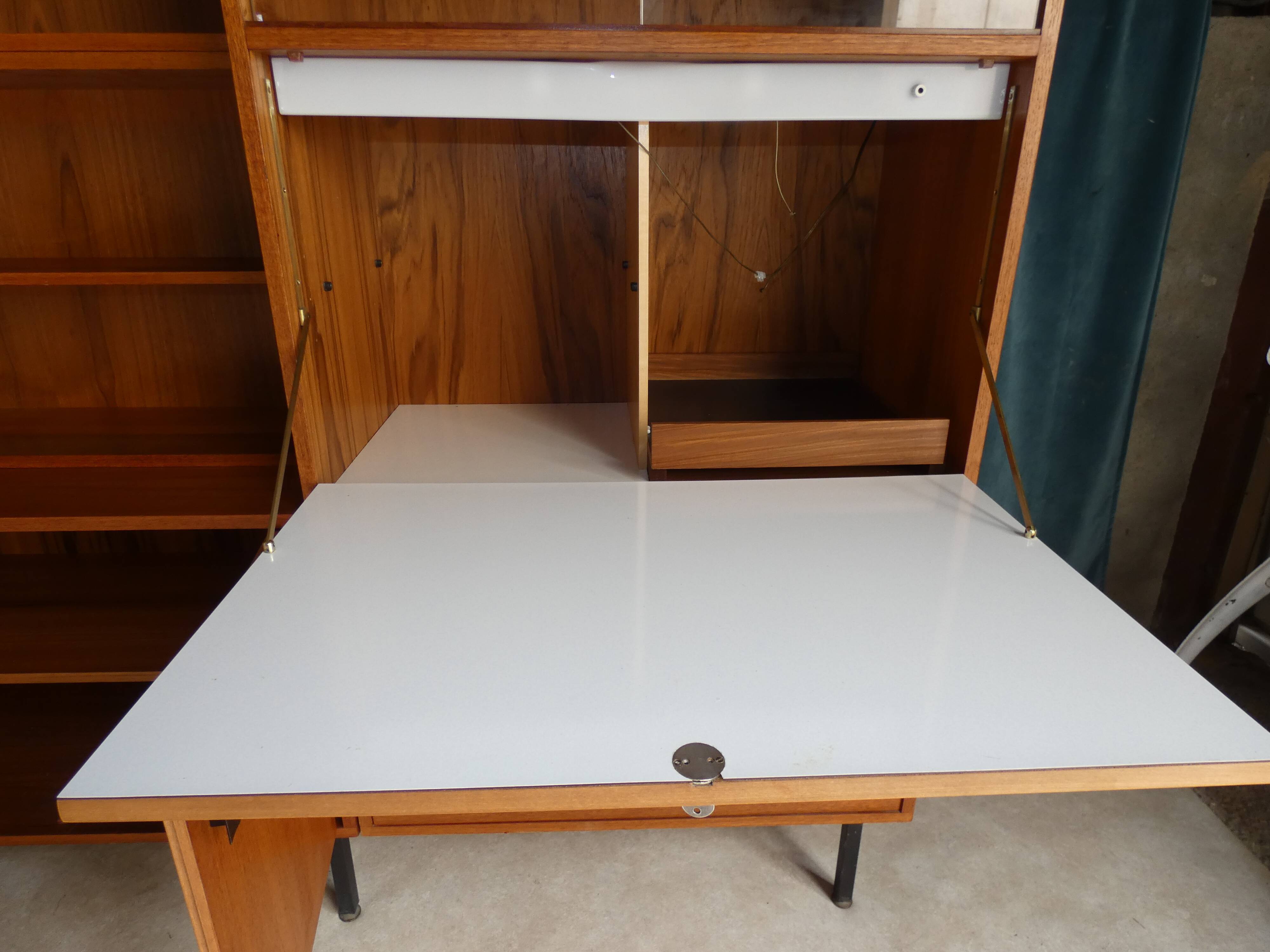 Secretary in teak 1950