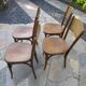 Lot de 4 chaises bistrot FISCHEL anciennes