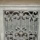 Vintage sideboard with wrought iron doors
