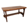 Scandinavian teak coffee table with magazine rack, Sweden circa 1970.