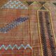 Pair of Berber carpets sabra Morocco plant fibers around 1930