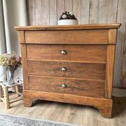 Rustic solid wood chest of drawers