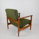 GFM-142 chair in olive boucle, attributed to Edmund Homa, 1970s