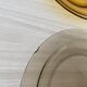 Lot of 4 plates 2 amber Vereco and 2 black Arcoroc - vintage