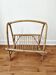 Vintage rattan magazine rack in bohemian style '1970s -