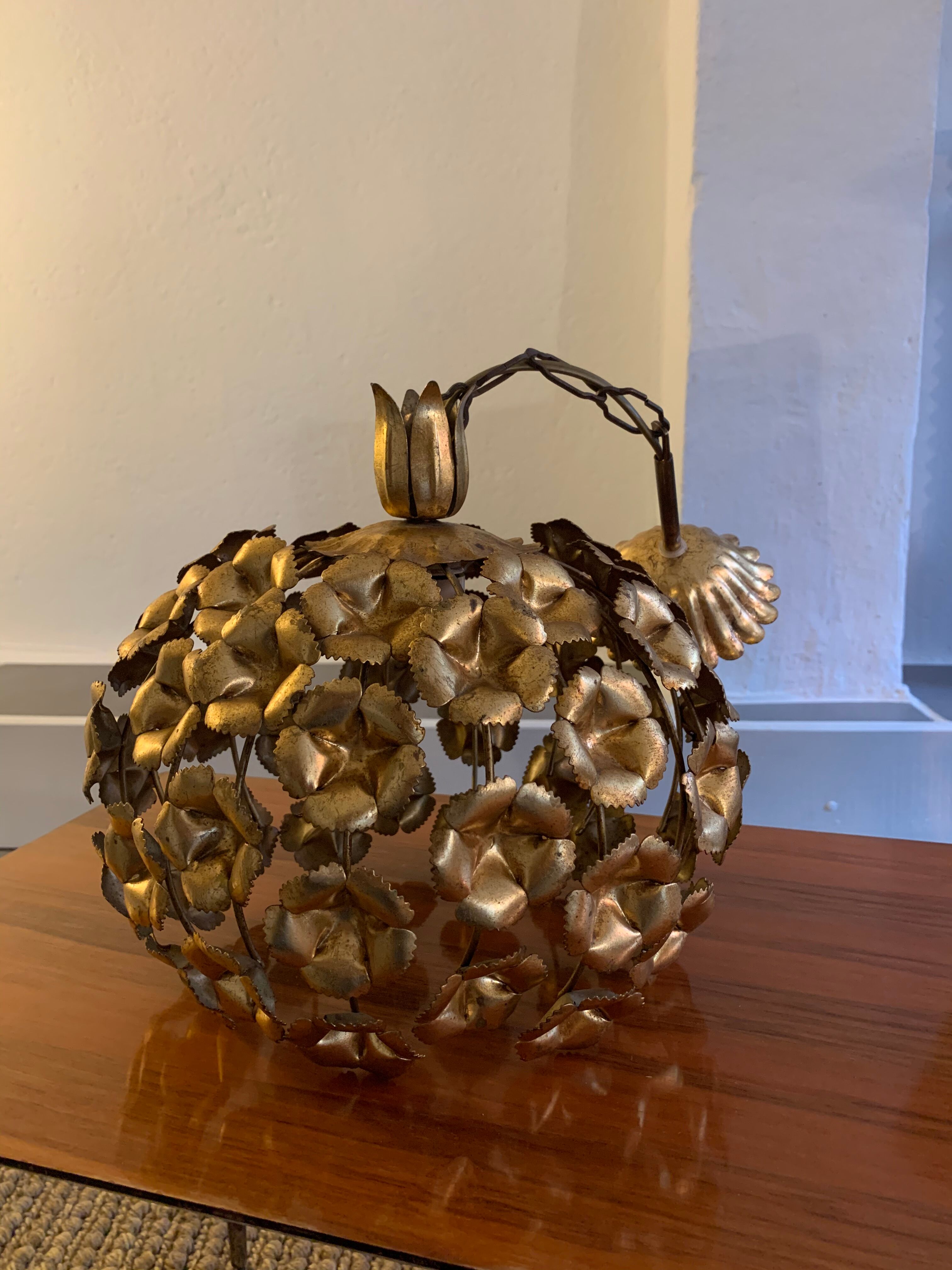 Vintage brass suspension