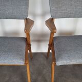 Pair of Scandinavian bridge armchairs from the 1960s.