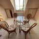 Ensemble table verre rotin et 4 chaises
