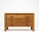 Commode en Orme Massif - Atelier Chauvin - 1960