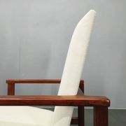 Paire de chaises de salon en pin du milieu du siècle, Tchécoslovaquie années 1970