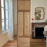 Art Deco style cabinet in raw wood, renovated