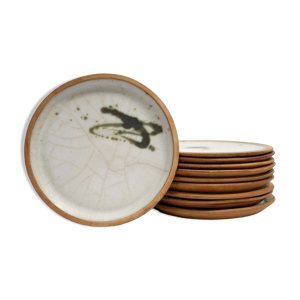 Série de 10 assiettes