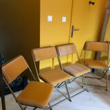 Lot of 4 Lafuma folding chairs