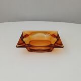 Vintage amber ashtray