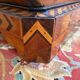 Swiss style marquetry commode – Carrara marble top