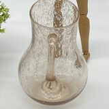 Pichet verre bullé, BIOT, vintage ,