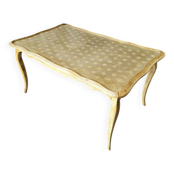 Table basse patinée