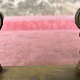 Support 5 old brass keys