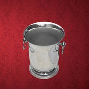 Jean Couzon Président stainless steel champagne bucket 18/10 with original documents – 1970s