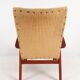 Fauteuil vintage velours côtelé