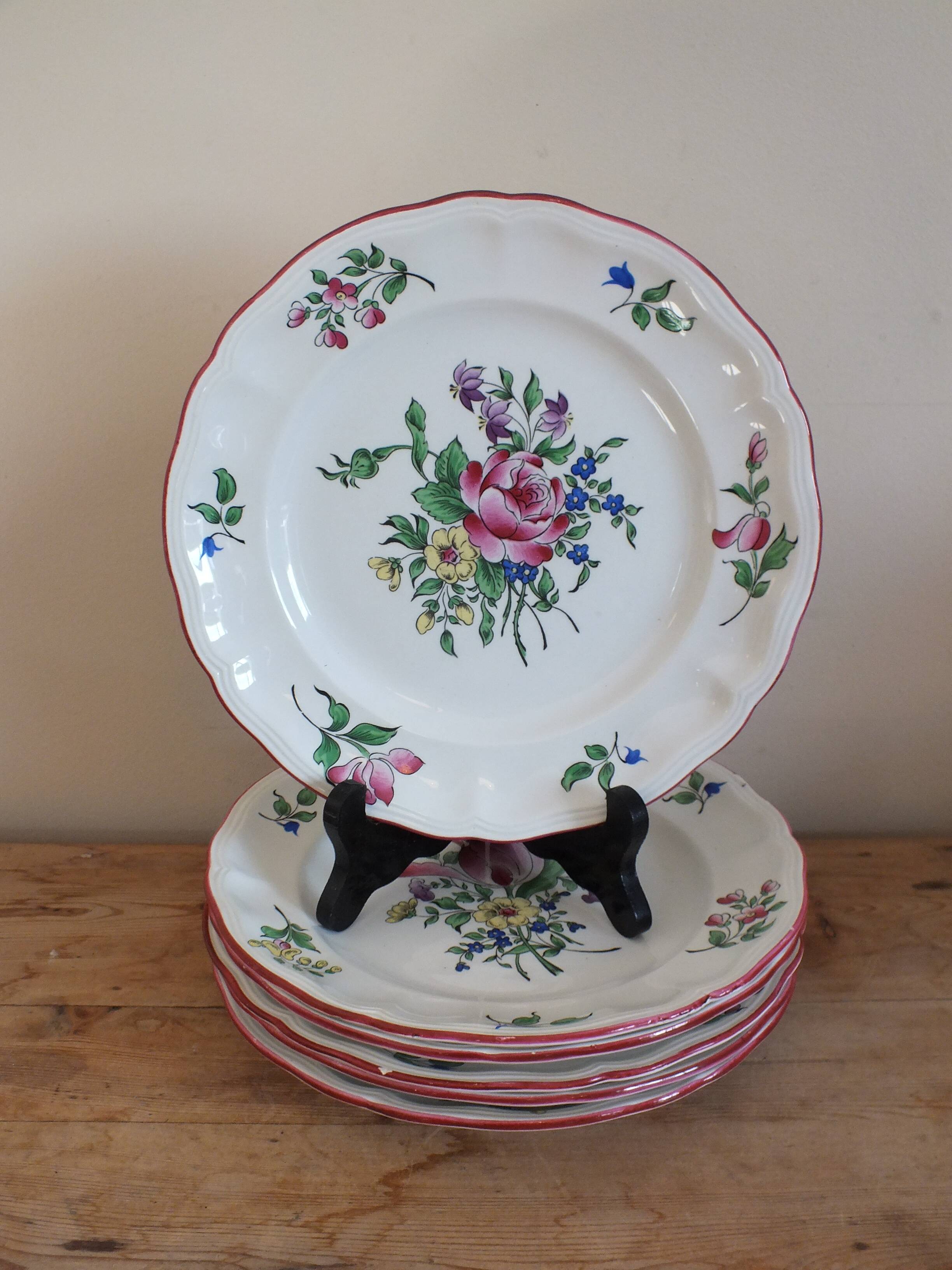 6 flat plates Lunéville KG street light model for starters