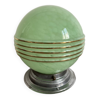 Globe - Clichy glass ceiling light (green model)